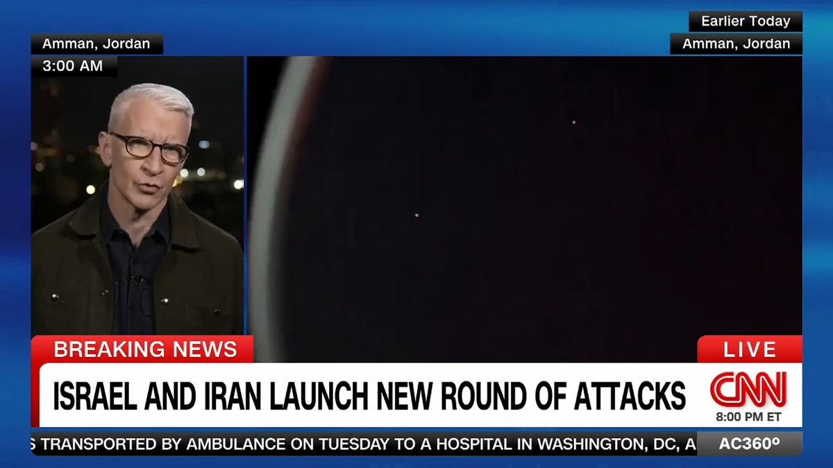 New strikes by Israel and Iran as the conflict enters its sixth day, and as President Trump's considers U.S. military strikes in Iran. Anderson is in Amman, Jordan with the developments.
