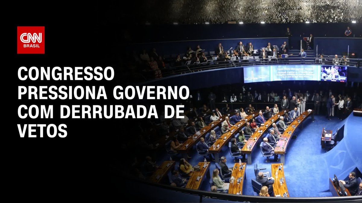 Congresso derruba série de vetos de Lula; assista #CNNPrimeTime