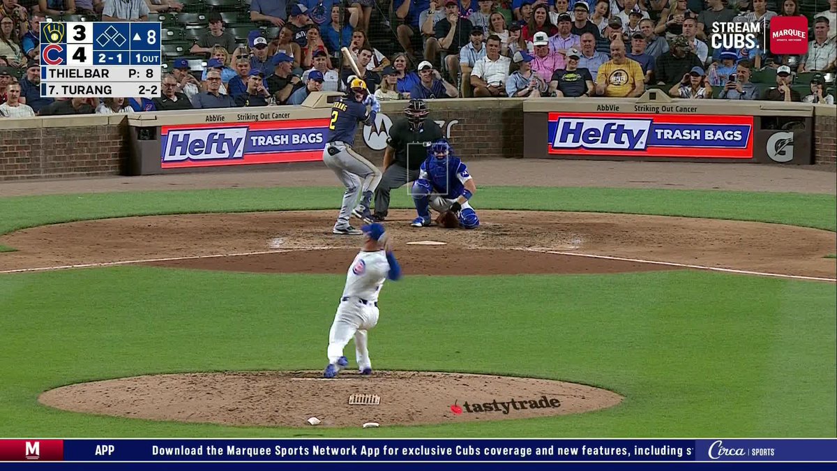 "Pete Crow-Armstrong... OH BABY! WHAT A CATCH! UNBELIEVABLE! LOOK WHERE HE FINISHES UP! HE'S IN STRAIGHTAWAY LEFT FIELD! AS SPECTACULAR A PLAY AS YOU WILL SEE!" Boog Sciambi has the Cubs TV call for Marquee Sports Network. ⚾️🔥🎙️ #MLB