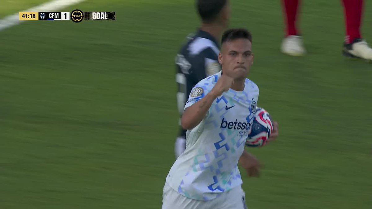 DEL LABORATORIO DE CHIVU: jugada preparada y gol del Toro Martínez para el 1-1 de Inter vs. Rayados en el Mundial de Clubes.