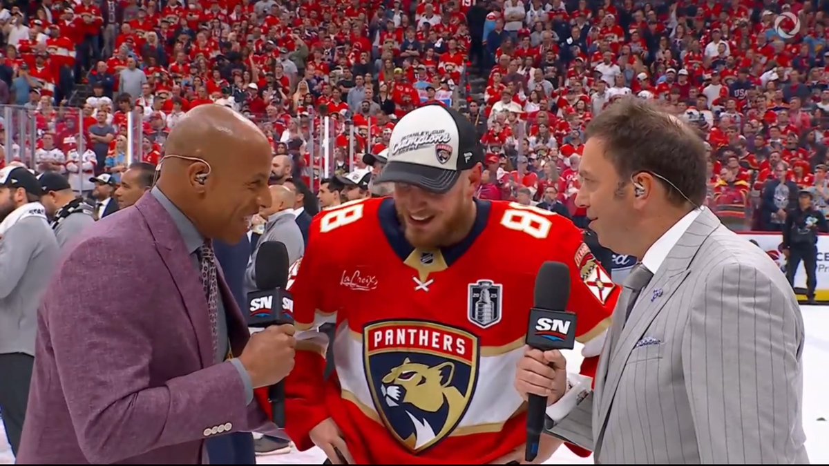 "I don't know whether to laugh or cry". Nate Schmidt is a Stanley Cup Champion! 🎥: Sportsnet