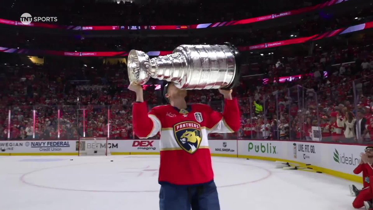 Sam Reinhart after putting up 4 goals in Game 6 and winning his second straight Stanley Cup 🏆