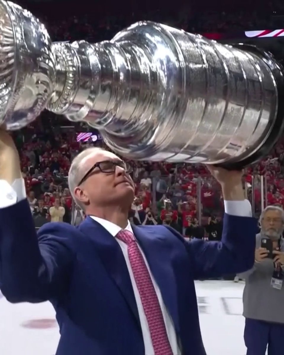 Take it all in, Paul Maurice. You are a Stanley Cup champion yet again 🏆