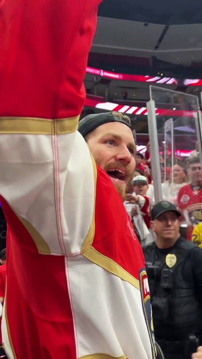 Matthew Tkachuk signing off from the Stanley Cup win 😤🏆