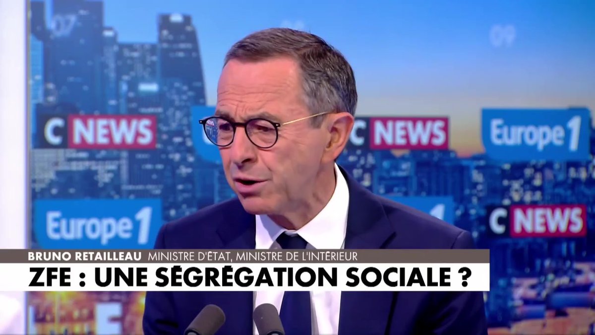 "Nous sommes entrés dans le gouvernement pour faire barrage à la gauche mélenchonisée", précise Bruno Retailleau, ministre de l'Intérieur, dans #LaGrandeITW sur #Europe1