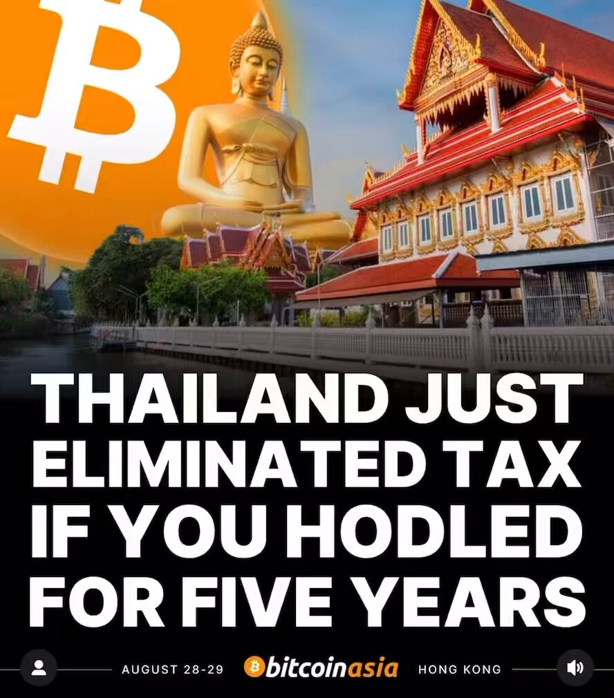 THE ORANGE LOTUS. Thailand becoming the new #Bitcoin Citadel. 🟠