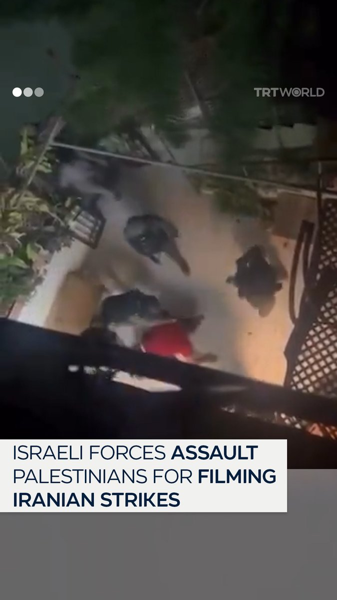Israeli forces stormed a home in the occupied West Bank and violently assaulted a Palestinian family for filming Iranian missile strikes on Israel from their rooftop