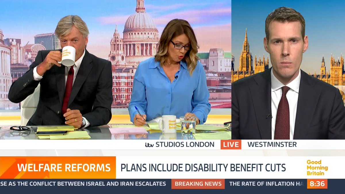 'What's going to happen when people can't use their Pip to top up their rent and bills?' Susanna Reid challenges Housing Minister Matthew Pennycook on the consequences of cutting nearly £5 billion from the benefits bill by 2030.