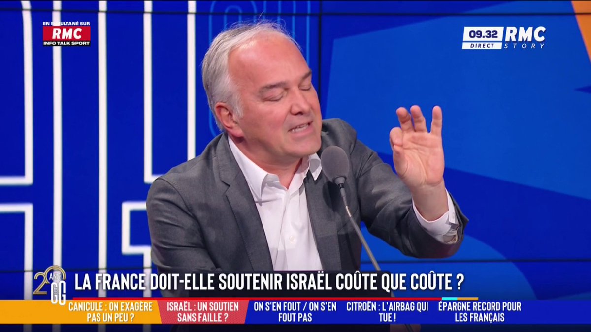🇮🇱 La France doit-elle soutenir Israël ? 🗣️ Olivier Truchot : "On ne peut pas dire : l'Iran est un danger pour le monde et ne rien faire. Israël est dans une logique de se défendre. Le problème en Iran ce ne sont pas les Iraniens mais les gardiens de la révolution." #GGRMC