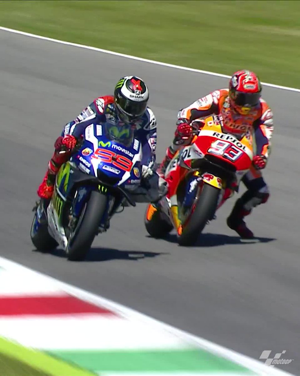 Marc: I'm gonna win this race. Jorge: Hold my M1.