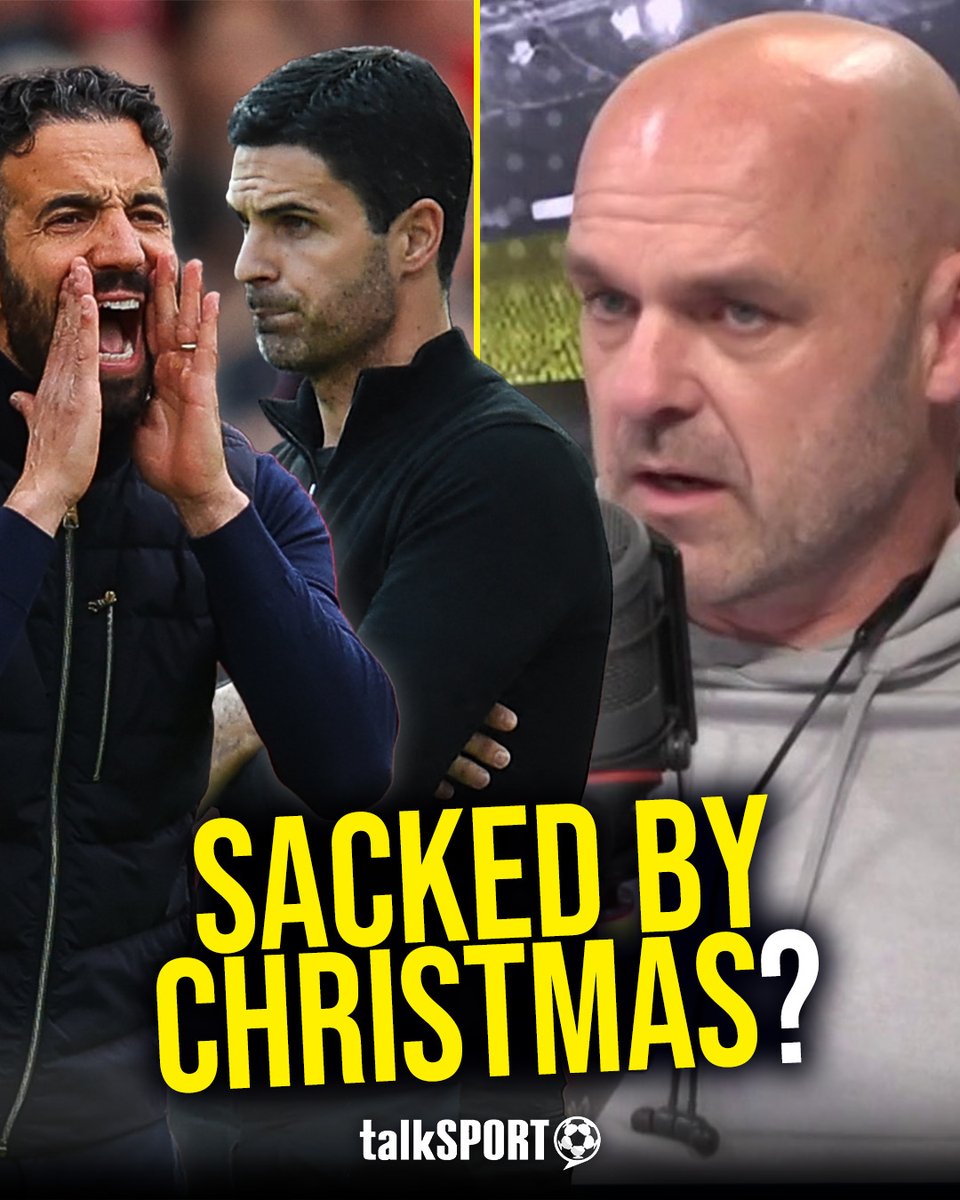 😲 "I think it's highly likely..." ❌ "More likely Amorim than Arteta!" Danny Murphy wouldn't be shocked if #MUFC or #AFC sack their manager before Christmas! 😳