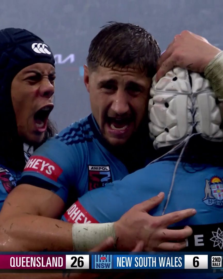 To'o brings some energy to the Blues! 🔵 #Origin