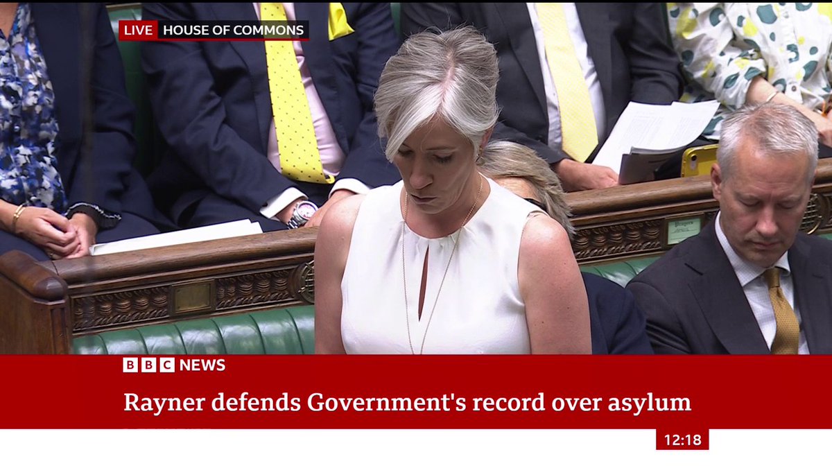 "Can the deputy PM confirm... that today's Labour government will not blindly follow the US into war again?" asks Lib Dem's Daisy Cooper Angela Rayner says the government has urged Iran to "engage in the diplomatic process and work with the US" #PMQs