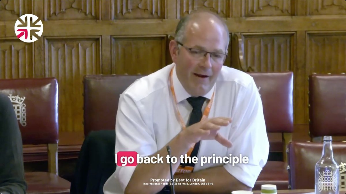 Tom Bradshaw, NFU President 🚜: 🇪🇺 "The EU is by far and away our largest market place" 🍲 "About 70% of our export volume for food goes to the EU" 7️⃣ The EU is "7x greater than any other export market"