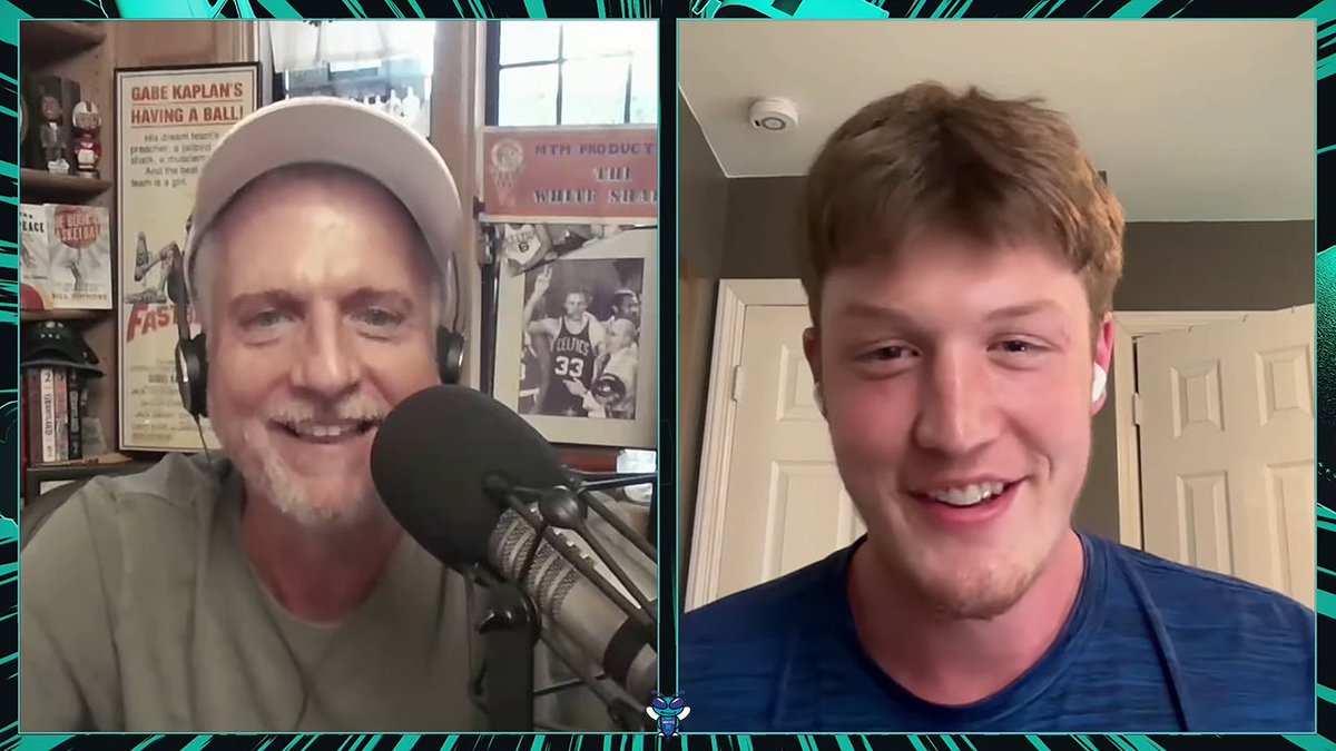🎙️ Bill Simmons to Kon Knueppel: "I personally think you make a ton of sense for Charlotte." "Charlotte's kind of perfect with LaMelo, Bridges and Miller. They clearly need someone like you." "...if they keep their their nucleus together, I could just see you on that team."