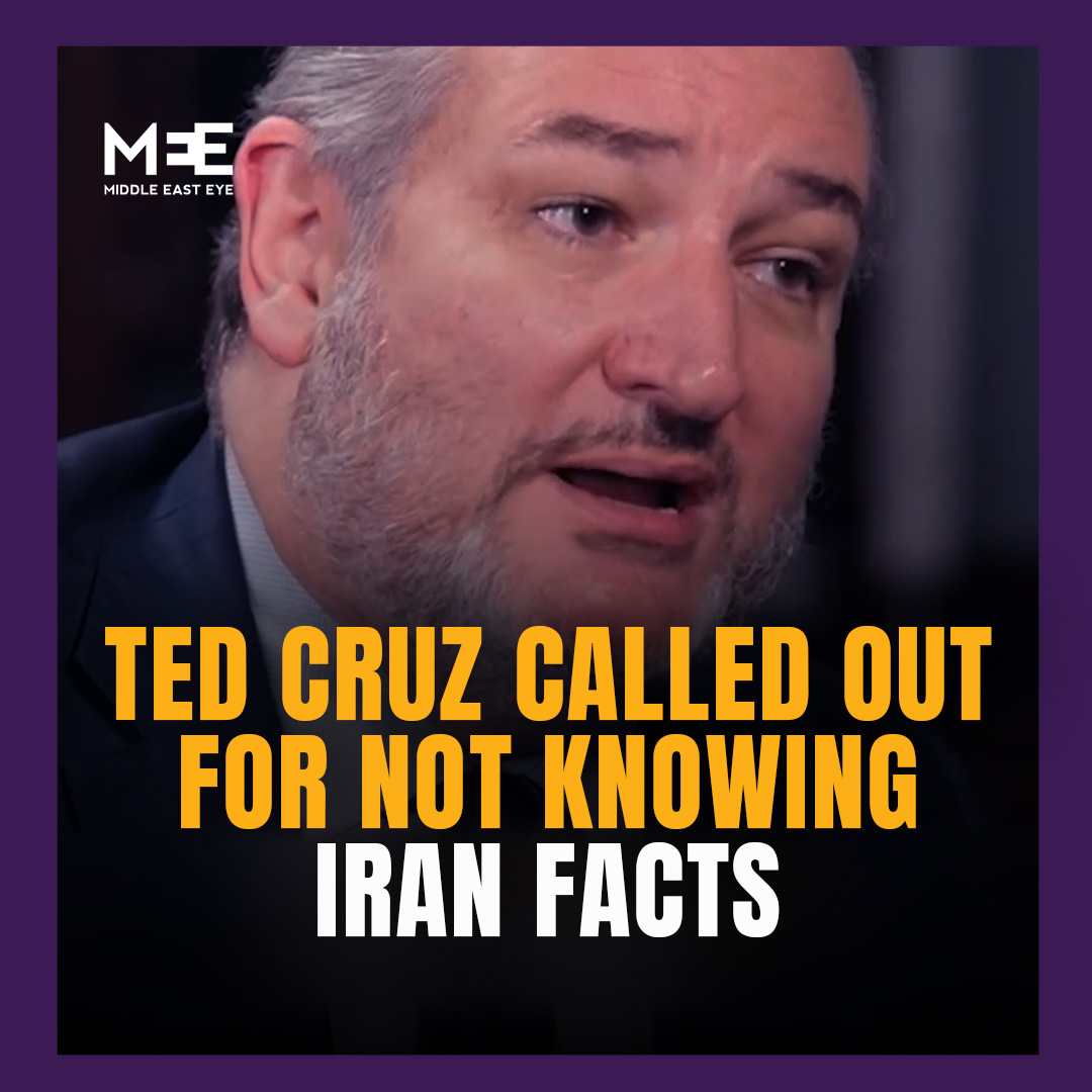 “You’re a senator, if you’re saying the US government is at war with Iran right now, people are listening.” In an interview set to air on Wednesday, Tucker Carlson calls out US Senator Ted Cruz for not knowing facts about Iran despite calling for overthrowing its government.
