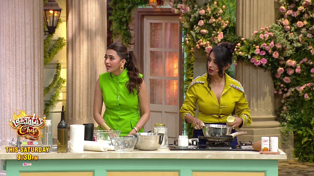 Tejasswi ke tips ne kiya jhol in the criteria of swiss dholak roll! Dekhiye #LaughterChefs - Unlimited Entertainment, Sat-Sun raat 9:30 baje sirf #Colors aur JioHotstar par. Sudesh Lehri #NiaSharma #RubinaDilaik RAHUL VAIDYA RKV #AbhishekKumar #SamarthJurel Krushna Abhishek Kashmera Shah #ElvishYadav Karan Kundrra Vicky Jain Ankita lokhande Jain Aly Goni #ReemSameerShaikh Bharti singh Harpal Singh Sokhi Tejasswi Prakash Tejasswi Prakash JannatZubair Rahmani