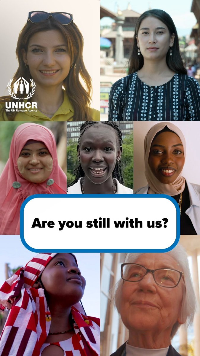 Hey, are you still with us? In the face of ongoing wars, humanitarian crises and displacement, the world must not look away. Choose empathy over apathy. Choose solidarity with refugees. #WorldRefugeeDay