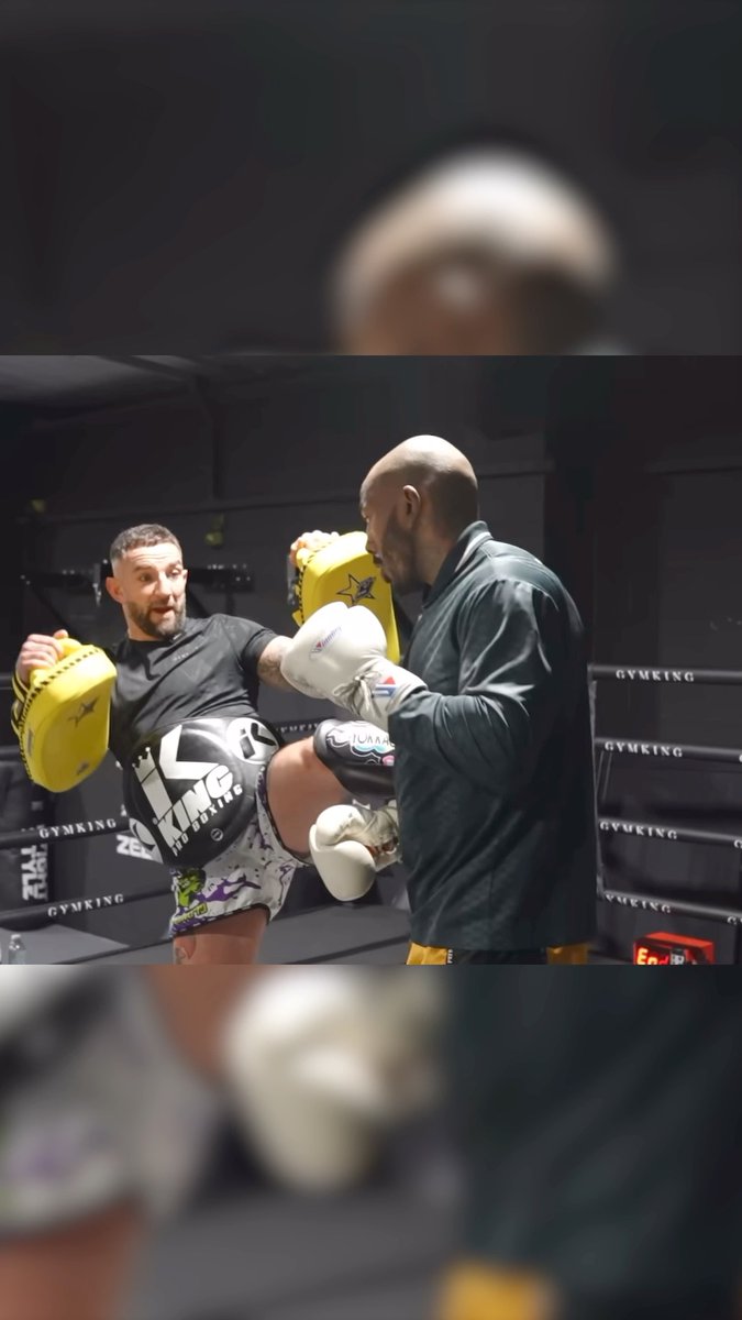 When Khalil Rountree Jr. linked up with eight-time Thai boxing world champion Liam Harrison in Leeds #UFCBaku 🧠 📽️ liam harrison via YouTube #UFCBaku | Saturday | LIVE on TNT Sports & discovery+