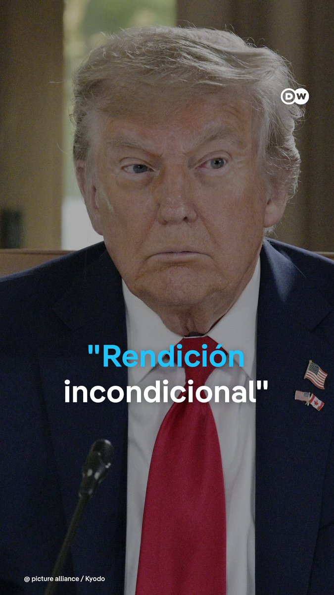 Trump pide a #Irán que se rinda y no descarta atacar al país. El presidente estadounidense afirma que Washington tiene en la mira al líder supremo iraní, Alí Jameneí, y que su país controla el espacio aéreo iraní. ¿Se prepara EE. UU. para intervenir en Oriente Medio? / ajr