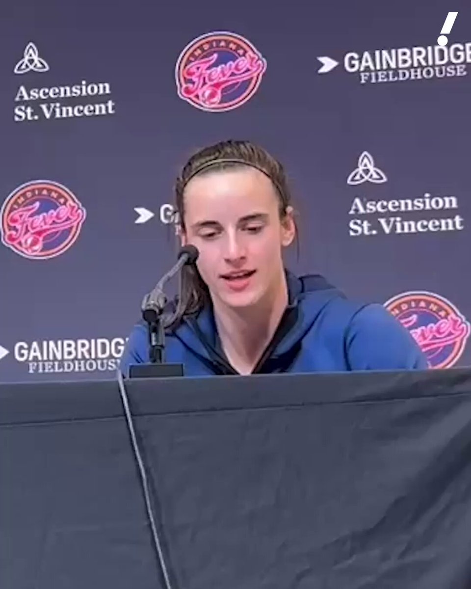 "They're here for a show and that's what I try to give them every single night." Caitlin Clark on entertaining Fever fans.
