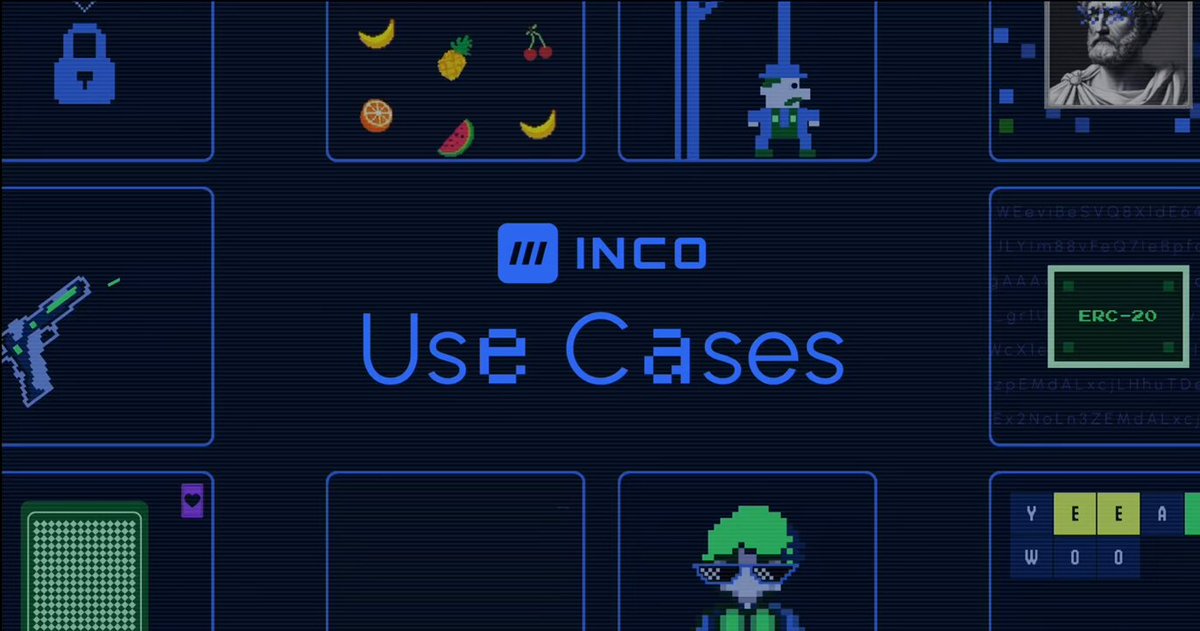 the range of what you can build with Inco is incredible in this comprehensive guide, we provide 30+ examples of Inco use cases 🏦 onchain finance 💸 payments 🃏 gaming ➕ much, much more get the full guide ⬇️