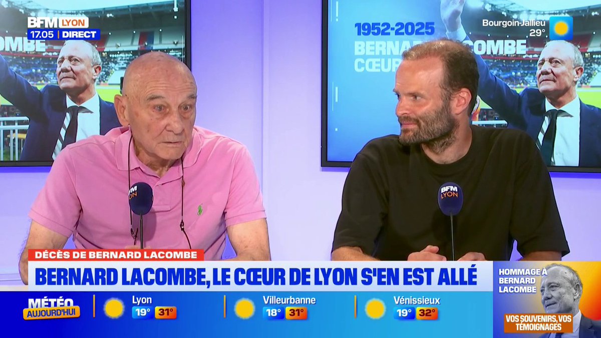 💬 "C'est trop dur, c'était un ami de longue date" Au lendemain de l'annonce du décès de Bernard Lacombe, l'ancien joueur de l'OL, Fleury Di Nallo, partage sa profonde tristesse