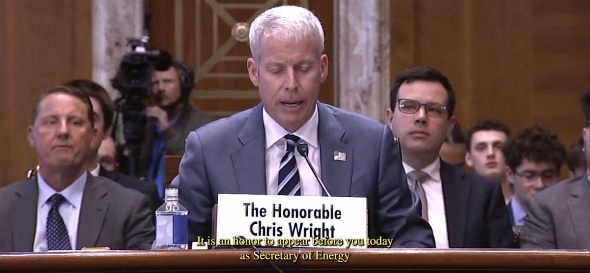 As Secretary of U.S. Department of Energy, I am honored by the responsibility to help meet the American people's growing energy needs and lead the world in energy development. I look forward to continuing to work together to achieve President Donald J. Trump' energy dominance agenda.