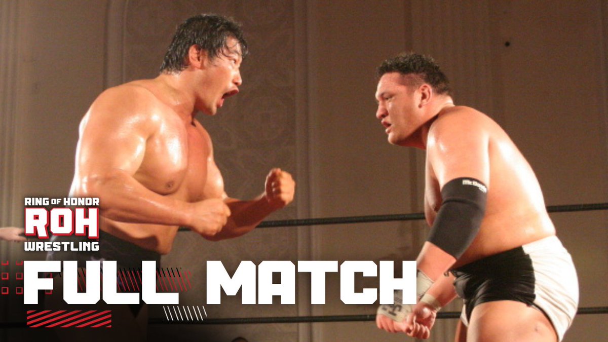 FULL MATCH: In October 2005, Samoa Joe and Kenta Kobashi went head-to-head in what’s been called one of the greatest and most iconic matches in Ring of Honor history. Watch the full show at