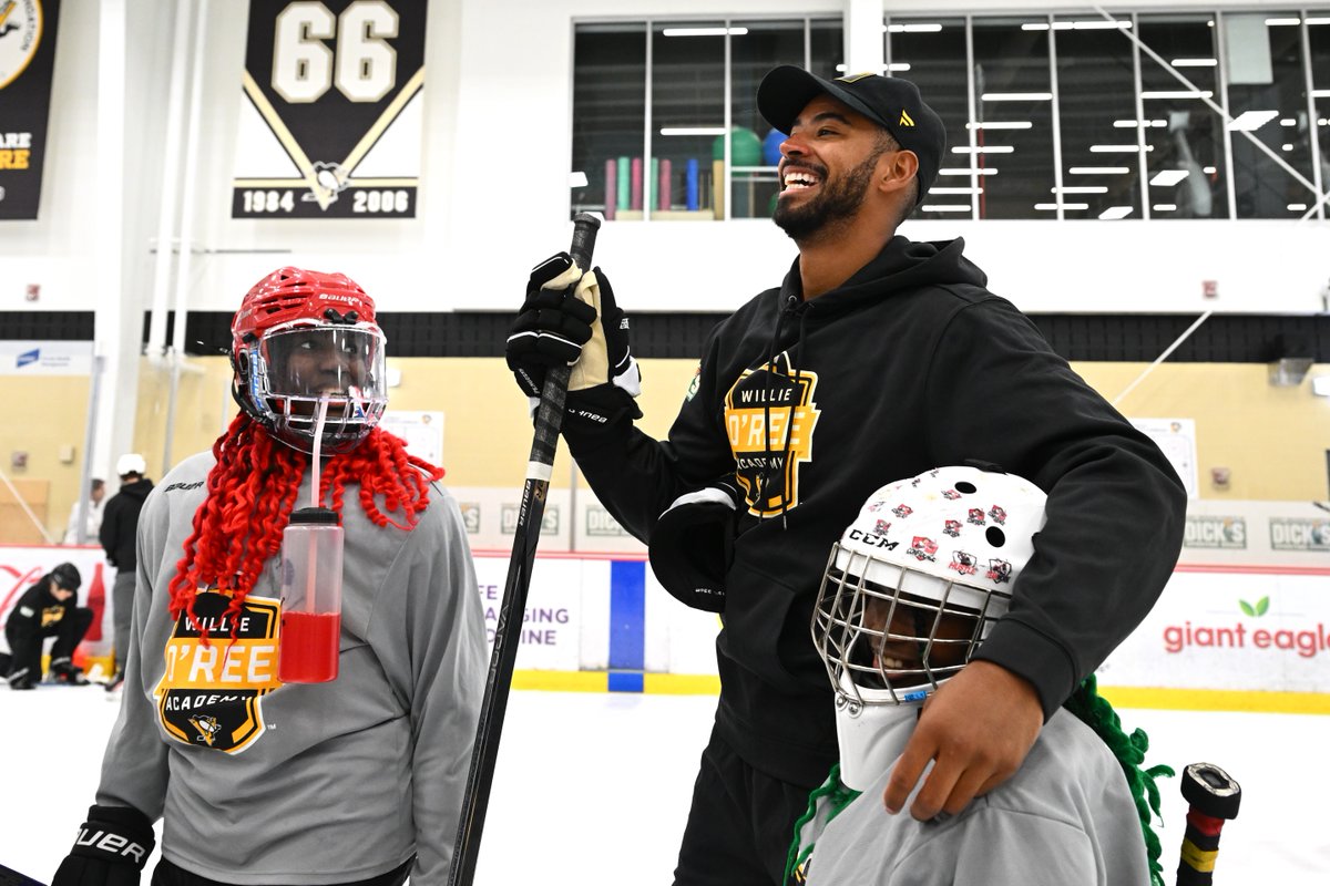 This is what hockey is all about 🏒 P.O Joseph and Georges Laraque hit the ice with the DICK'S Sporting Goods Willie O’Ree Academy summer session kids for an unforgettable day of hockey, mentorship, and representation. Read more: