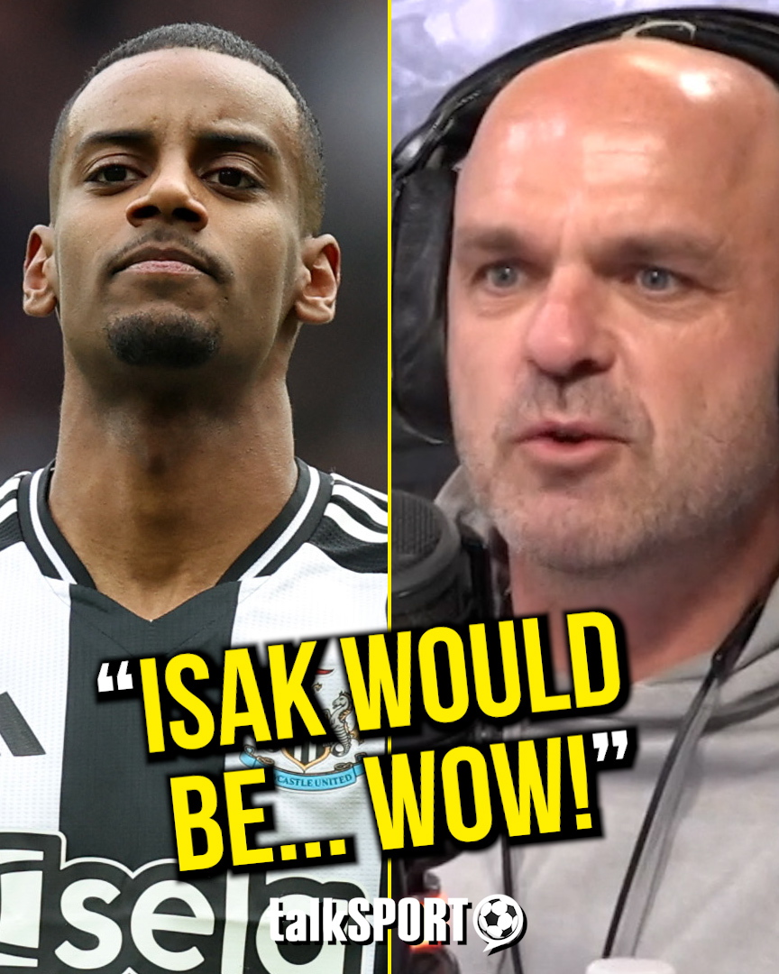 👀 “There’s been some news about Isak possibly going to Liverpool…” 🤩 “Can you imagine? Of course #LFC would be favourite then!” Danny Murphy feels signing Isak would make Liverpool undoubted title favourites