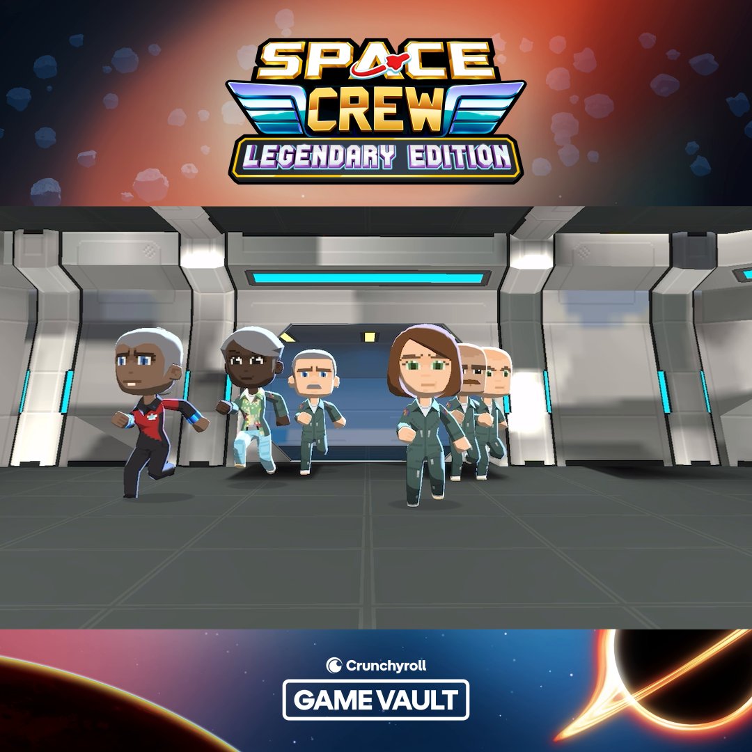 Take command of your own starship and defend humanity from alien invaders in Crunchyroll Game Vault's latest release, Space Crew! Out now on Crunchyroll Game Vault with a Mega or Ultimate Fan Membership.