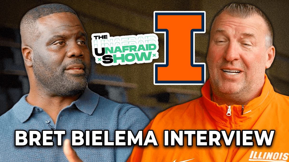 🎙️ New Interview Drop: Illinois HC Bret Bielema x George Wrighster * 2025 expectations for Illinois Football Bret Bielema * NIL + Player retention * Big Ten vs SEC 🔥 “Success is how you handle adversity.” 📺 FULL convo→