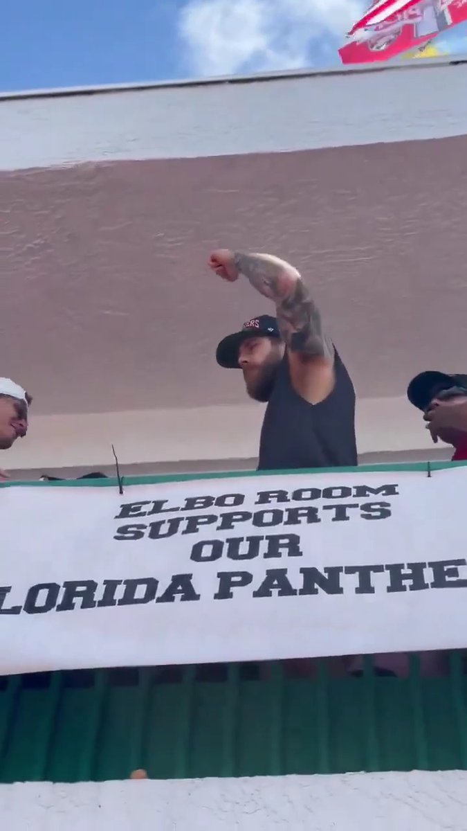 Former Flame AJ Greer starting a "F the Oilers chant" at their cup party 😂 (🎥: @bluebirdnhoney/X)