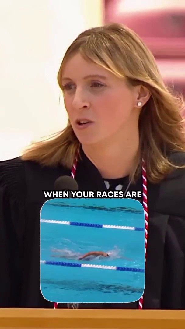 Katie Ledecky never swims alone when she’s thinking of her family. 🎥: @stanford