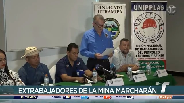 Extrabajadores de la mina en Donoso anuncian una marcha pacífica este domingo 22 de junio en Penonomé, para exigir la reactivación de sus puestos de trabajo.