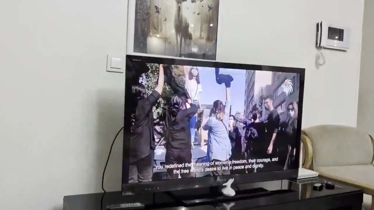 #BREAKING: Several Iranian TV channels, including state-controlled IRIB, have been hacked and are airing messages criticizing the Iranian terrorist regime and calling on the people to rise up.