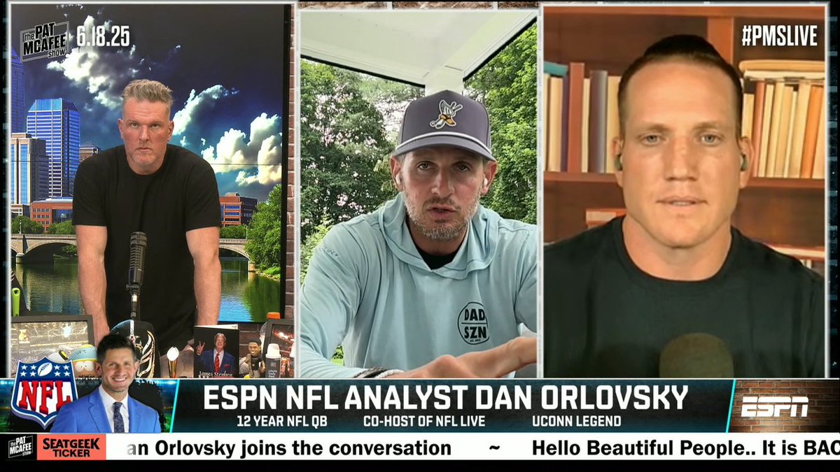 "The Broncos are gonna be better than the Steelers." Dan Orlovsky upset 'AP Tone' and "the entire city of Pittsburgh" with his Steelers take 😅 (via Pat McAfee)