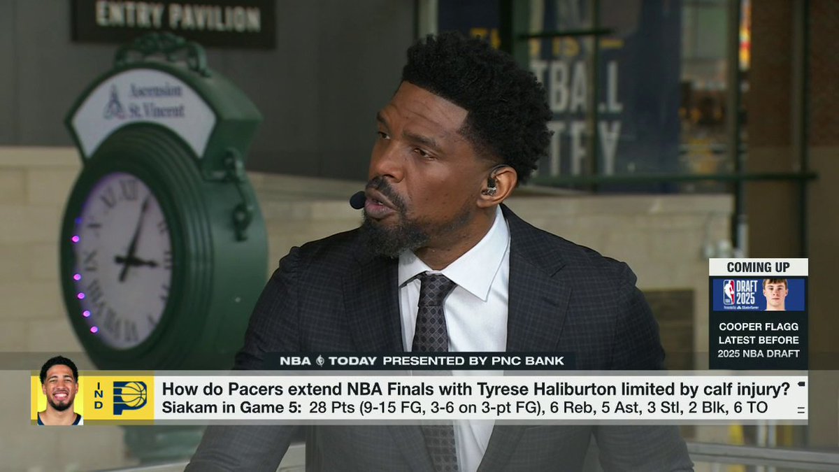 "[Siakam is] the one guy who has a mismatch every single time he's down the floor." Udonis Haslem on what he expects from Pascal Siakam heading into Game 6 ✍️