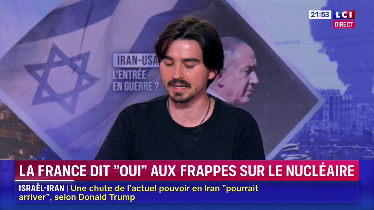 🔴 Israël-Iran : "c'est Israël qui a attaqué en premier lieu l'Iran, ce sont des frappes illégales au regard du droit international" affirme le journaliste Quentin Müller ▶️ Darius Rochebin