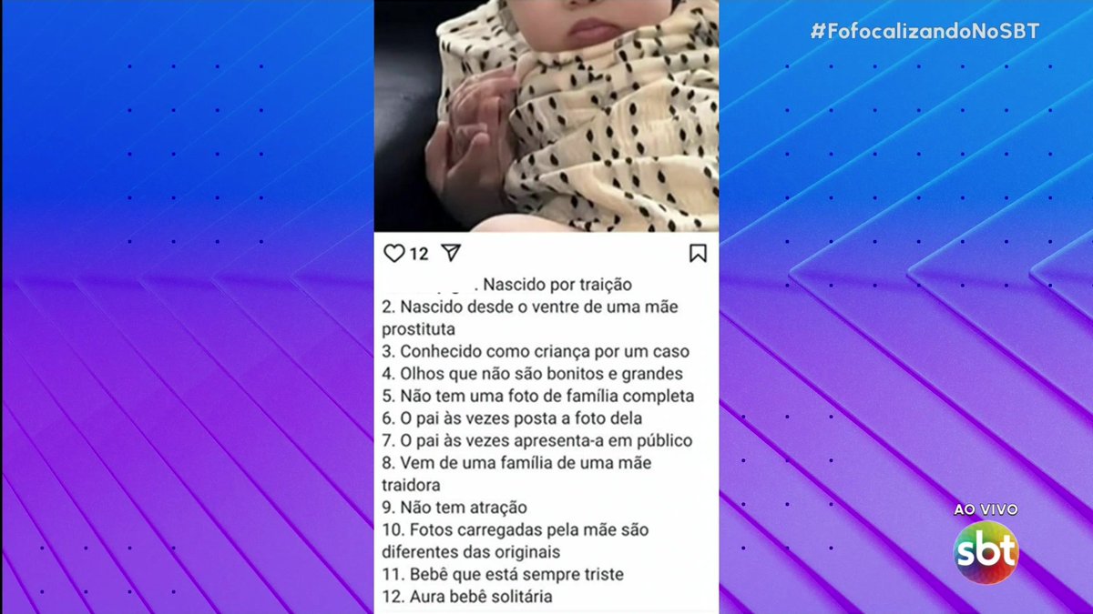 Amanda Kimberlly falou com Leo Dias com exclusividade sobre os ataques que a filha dela recebe #FofocalizandoNoSBT