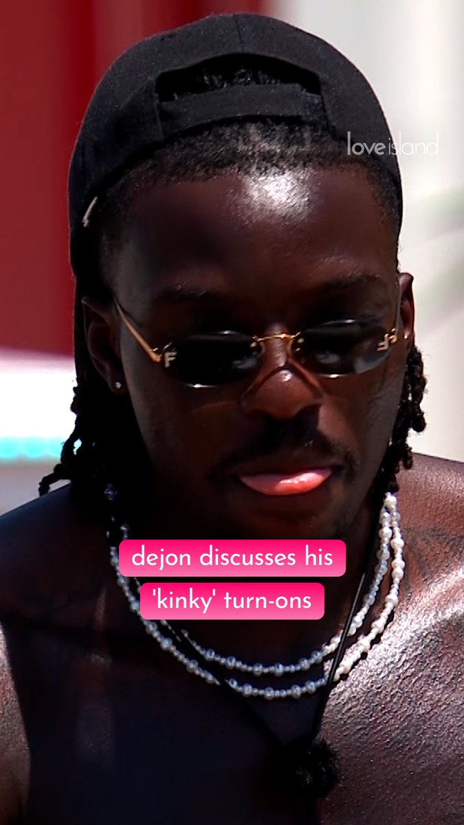 Alright Dejon, calm down, it’s not Fifty Shades 😆 #LoveIsland