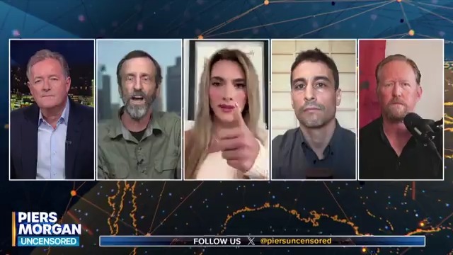 "Are you so terrified of chants?" Scott Horton hits back at Emily Austin after she accuses him of being 'Iran's mouthpiece'. Watch the debate in full 👇 📺 Piers Morgan | Emily Austin | Scott Horton