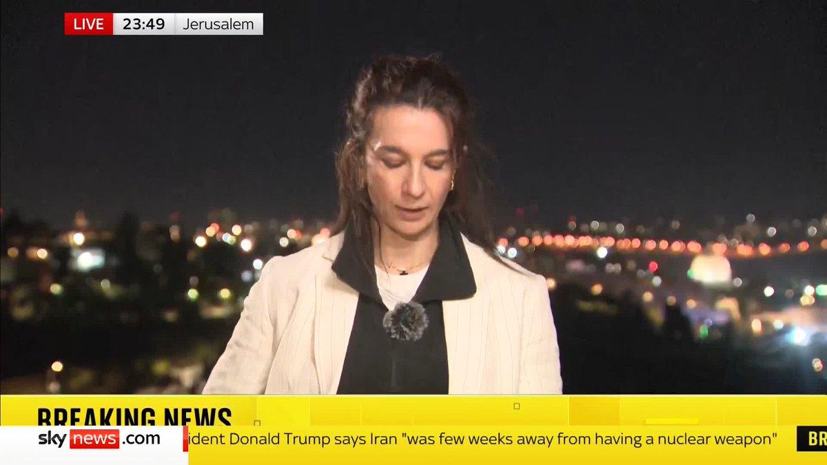 BREAKING: A Situation Room meeting in the White House to discuss the Israel-Iran conflict has now started, according to a senior White House official Yalda Hakim has the latest from Jerusalem 📺 Sky 501, Virgin 602