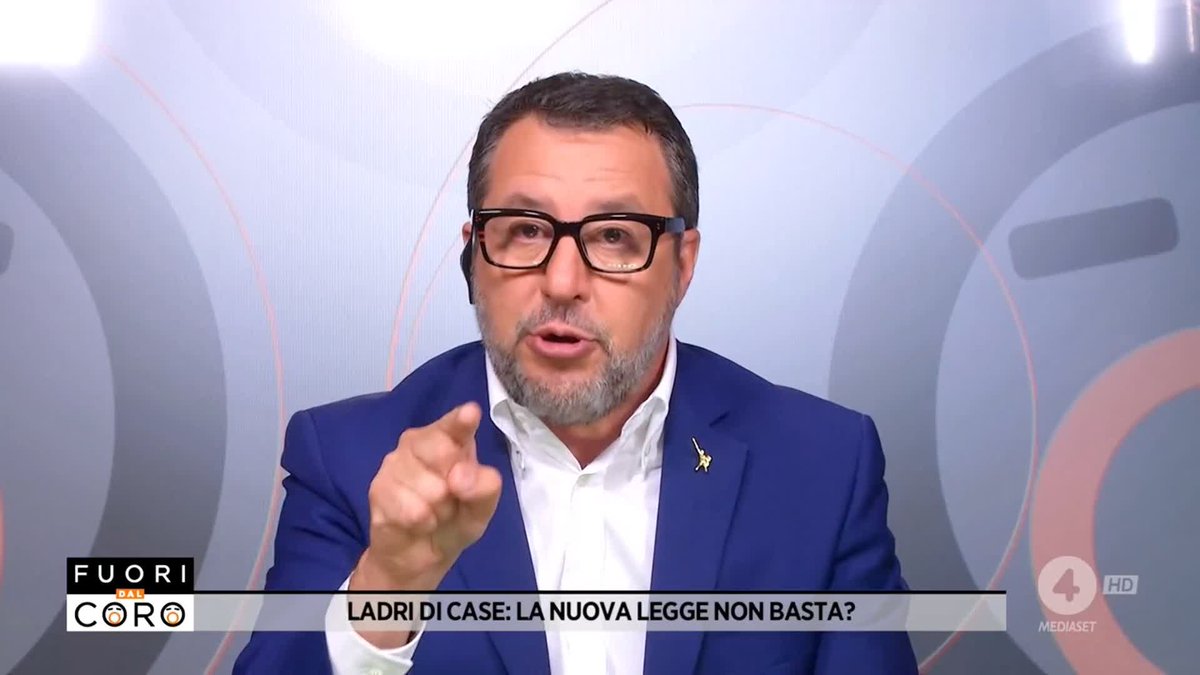 Matteo Salvini annuncia che è priorità del Governo un ulteriore pacchetto sicurezza che garantirà lo sgombero immediato anche delle seconde case occupate dagli abusivi. #Fuoridalcoro