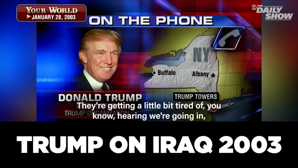 2003 Trump is getting impatient with 2025 Trump