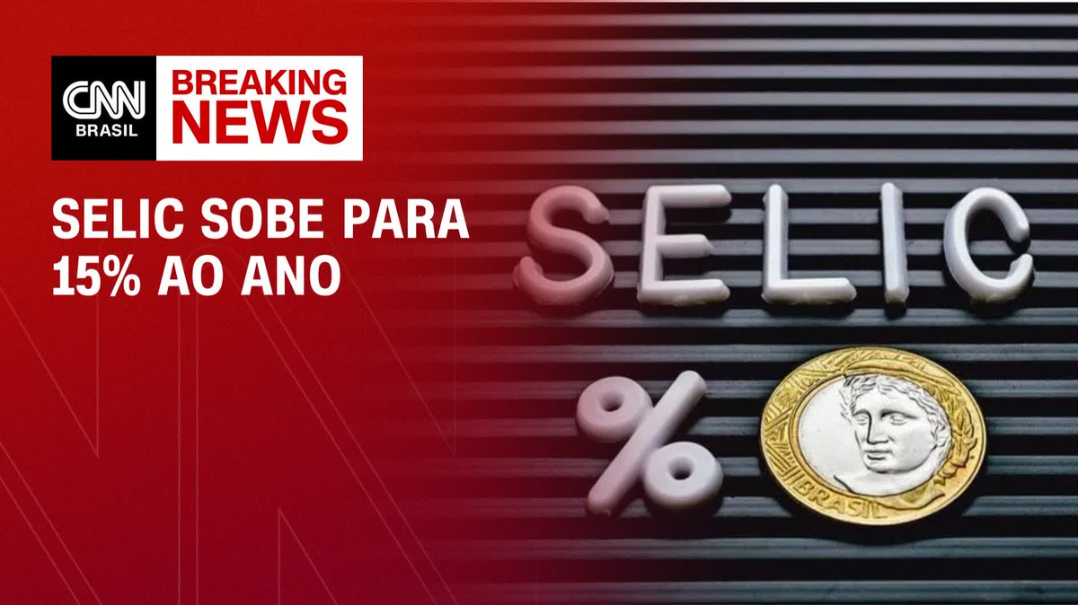 Banco Central sobe taxa de juros para 15% ao ano; assista #CNNArena