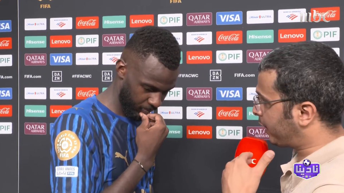 ردة فعل اللاعب حسان تمبكتي عندما قال له المراسل اخرخ فينسيوس من جيبك 💀💀💀💀💀💀💀💀