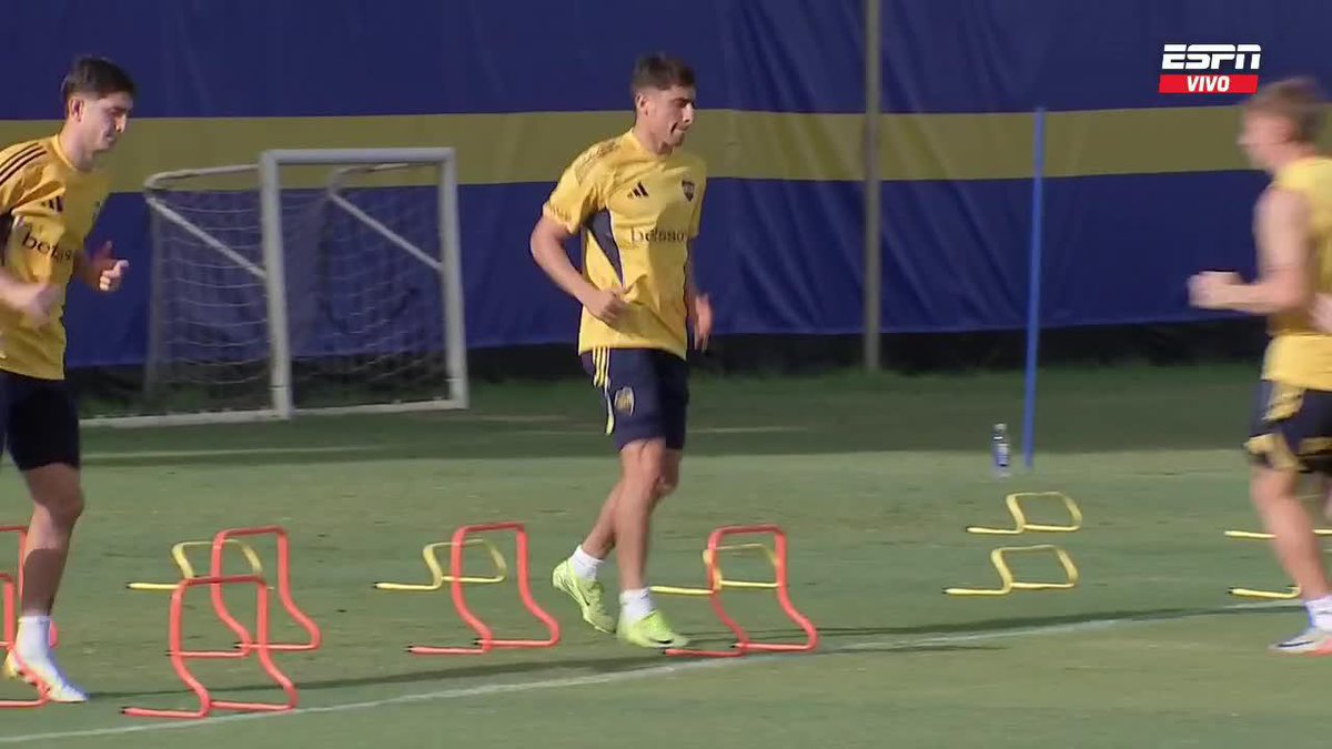 ✅ BUENAS NOTICIAS PARA BOCA Miguel Merentiel entrenó a la par de sus compañeros pensando en Bayern Munich, el próximo viernes en el #FIFACWC. 📺 No te pierdas #ESPNEquipoF en vivo por #DisneyPlus