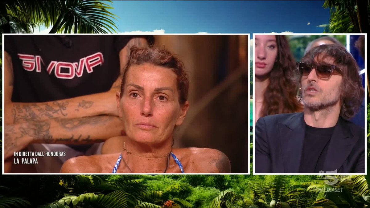 "Cruciani non è un buono, ma per questo piace!" (però ha pagato la cena! 😂) #Isola
